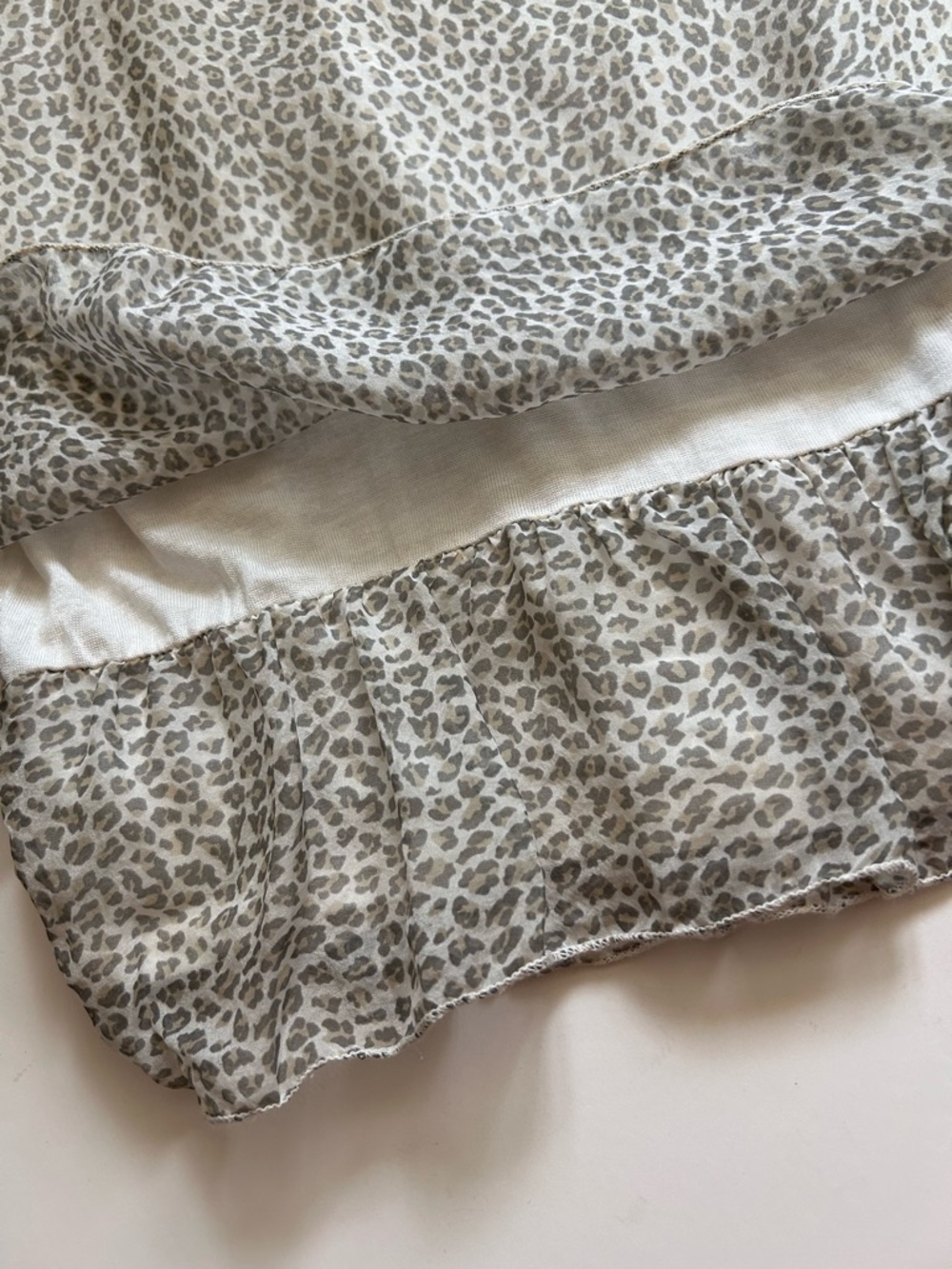 Leopard-Print Ruffle-Hem Camisole - Picture 6 of 6